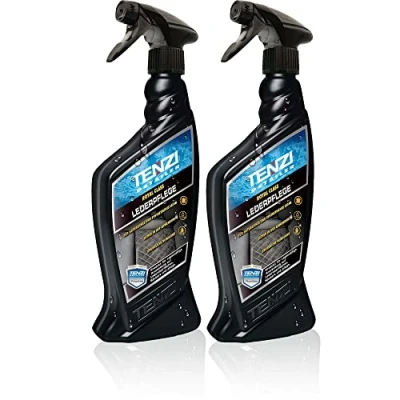 Abbildung von TENZI 2X Premium Lederpflege (600ml) Auto &amp; Motorrad antistatisch Effekt für stark verschmutzte Oberflächen, Lederpflege, Autopflege Innenraum, Kunstleder, Echtleder, Naturleder Interior Pflege