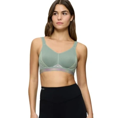 Abbildung von triaction by Triumph Cardio FLOW Extreme Support Sportbh mit starker Stützkraft, Damen, Größe: 80F, Abstinthe