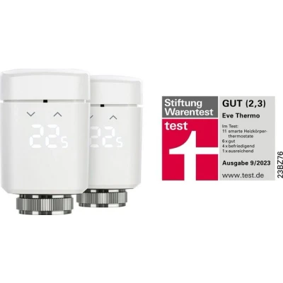 Abbildung von EVE Heizkörperthermostat Thermo 2 er Pack, Gen. 4