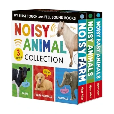 Abbildung von Noisy Animal 3 Book Boxed Set: My First Touch and Feel Sound Books: Baby Animals; Farm; Animals