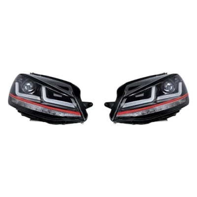 Abbildung von Osram Ledriving LED Scheinwerfer, GTI Edition als Halogenersatz zur Umrüstung auf LED, LEDHL103 GTI, für Linkslenkerfahrzeuge (1 Komplett Set)