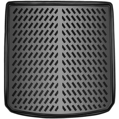 Abbildung von ELMASLINE 3D Kofferraumwanne für VW Golf 8 (VIII) 2019 2024 Variant Kombi Zubehör Kofferraummatte Antirutsch mit 5cm Rand