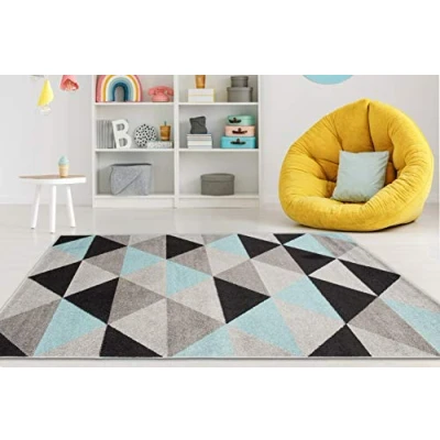 Abbildung von Teppich LAZUR_Geometric, Mazovia, 80x150, Geometrisch, Modern, Kurzflor, Gemustert
