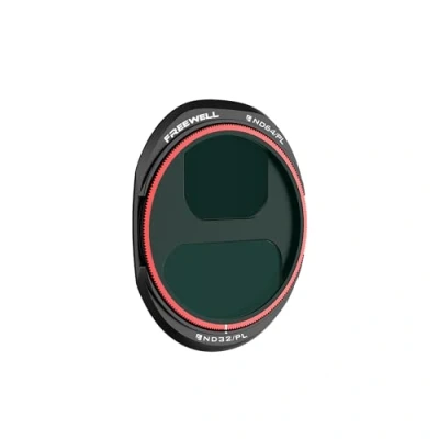Abbildung von Freewell Split ND64PL/ND32PL Filter für DJI Mavic 4 Pro 5 und 6 Stop Belichtungssteuerung &amp; Polarisator bei extrem hellen Bedingungen professionelle Luftaufnahmen