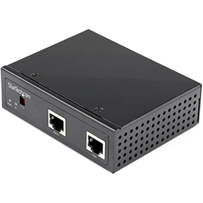 Abbildung von StarTech.com Industrieller Gigabit PoE Splitter 90W Hochgeschwindigkeits Power over Ethernet PoE+++ 12 48V DC