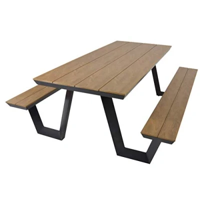 Abbildung von Lesli Living Bierzeltgarnitur Picknick Set Arezzo Bank Sitzgruppe rechteckig 200 cm