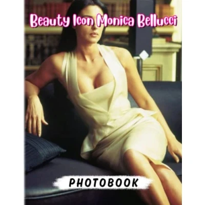 Abbildung von Beauty Icon Mσnícα Bєlluccí Photobook: Picture Book of The Greatest Actress for Decorations With 40 Illustrations Pages Relaxation