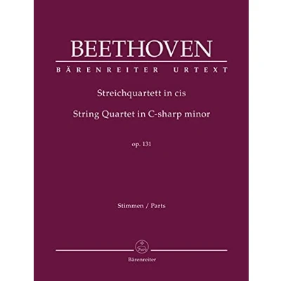 Abbildung von Streichquartett cis Moll op. 131. Stimmensatz, Urtextausgabe. BÄRENREITER URTEXT