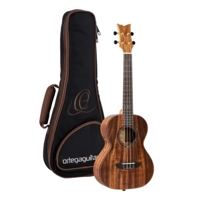 Abbildung von Ortega Guitars Tenor Ukulele akustisch Timber Series inklusive Deluxe Gigbag Massives Akazienholz/ Okoumé (RUACA TE)