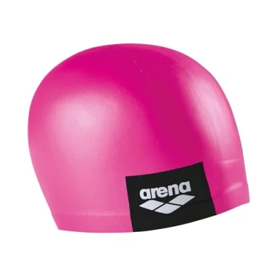 Abbildung von arena Geformte Badekappe mit Logo, Pink