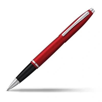 Abbildung von Cross Calais Rollerball (Matt metallic, Schreibfarbe: schwarz, inkl. Geschenkbox) Karmesinrot