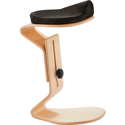 Abbildung von Mayer Sitzmöbel NEST NATURE Hocker ready mit 3D /Komfortsitz 1189 Anthrazit