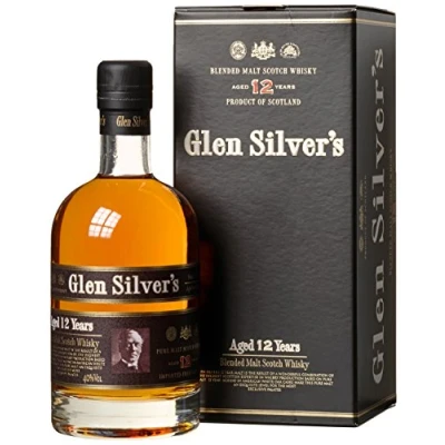 Abbildung von Glen Silvers Pure Malt 12 years Geschenkkarton Whisky, 1er Pack (1 x 700 ml)