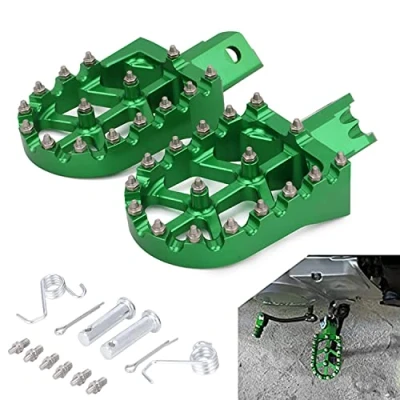 Abbildung von Fussrasten Motorrad,Motorrad Fußrasten Dirt Bike für CRF50 CRF70 CRF110 XR50 XR70 XR110 Pit Grün