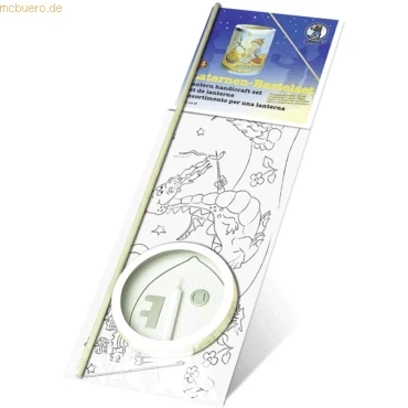 Abbildung von Ursus 6830000 Laternen Bastelset, mit Transparentpapier zum Ausmalen Ritter, ca. 20 x 15,3 cm