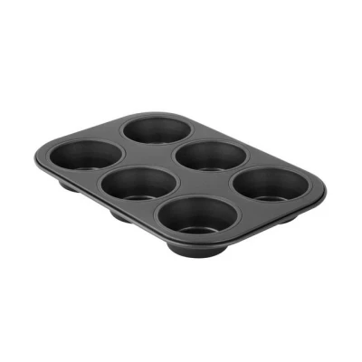 Abbildung von Zenker Muffinform 6er, Schwarz, 28