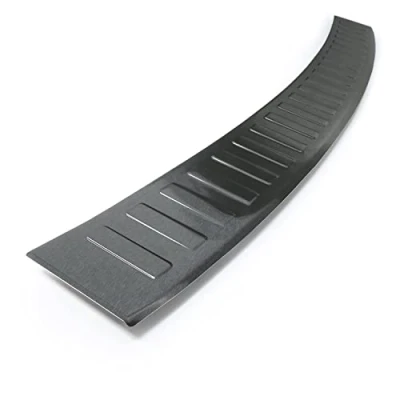 Abbildung von teileplus24 L603 Ladekantenschutz V2A Edelstahl kompatibel mit Opel Astra K Sports Tourer 2015 2021 Abkantung, Farbe:Anthrazit gebürstet
