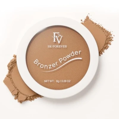 Abbildung von FV Natural Bronzer Puder, Langanhaltend &amp; Wasserfest, Glow Bronzing Powder, Sonnengeküsste Bräune, Talc Free Light