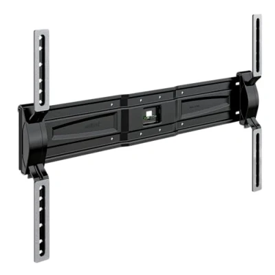 Abbildung von Meliconi Slimstyle Plus 600 ST, TV Wandhalterung, auch geeignet für Gipskarton, von 50 Zoll bis 86 Zoll, Vesa 300 400 600, mit Gummischutz, vertikal neigbar, hergestellt in Italien