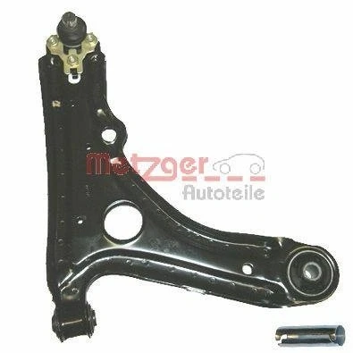 Abbildung von METZGER 58011112 Querlenker KIT + mit Trag /Führungsgelenk, Gummilager Vorderachse rechts, unten VOLKSWAGEN: GOLF 3 Cabrio,