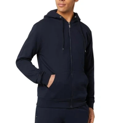 Abbildung von FM London Herren Mit Reißverschluss Für Hoodie, Marineblau, XL EU