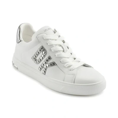 Abbildung von DKNY Abeni LACE UP ON Sneaker low, Damen, Größe: 37, White/nickel Schuhe
