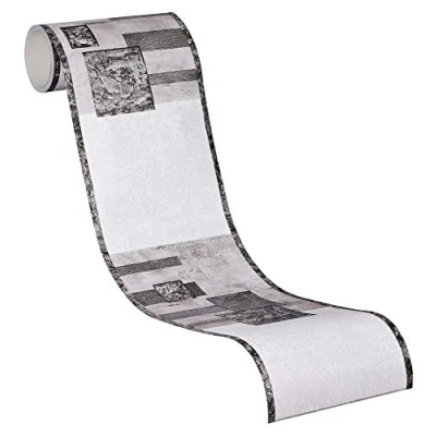 Abbildung von A.S. Création Bordüre &quot;Only Borders 11&quot;, Steinoptik gemustert Motiv, selbstklebend, Papier, Wand, Decke, Schräge