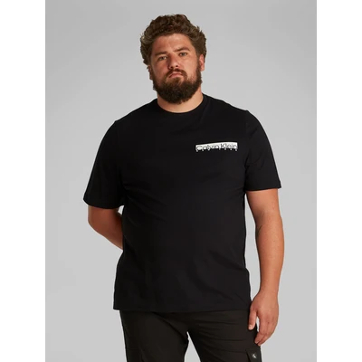 Abbildung von Calvin Klein Chest BOX LOGO Tshirt print, Herren, Größe: 4XL, Black