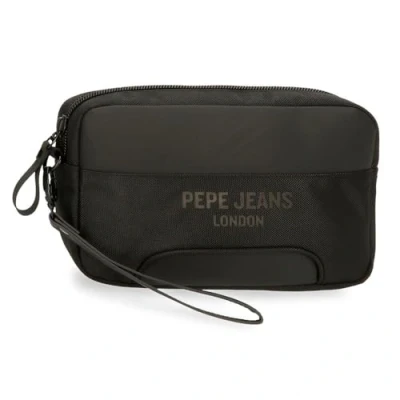 Abbildung von Pepe Jeans Bromley Handtasche, Schwarz, 24,5 x 15 6 cm, Polyester, Talla única, handtasche