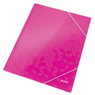 Abbildung von Leitz 39820023 Eckspannermappe WOW A4 pink metallic