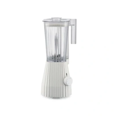 Abbildung von Alessi Mixer Plissé 5 Geschwindigkeiten + Turbostand weiß Michele de Lucchi 1.5 Liter MDL09 W