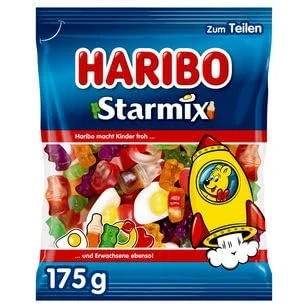 Abbildung von Haribo Starmix Fruchtgummi, 18er Pack (18 x 175g)