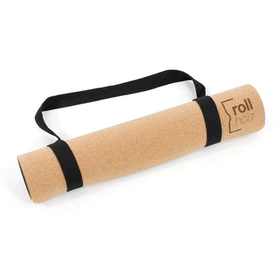 Abbildung von rollholz Yogamatte aus Kork &amp; Naturkautschuk 185 x 61 0,4 cm 1 St