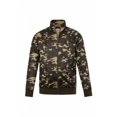 Abbildung von JP1880 Technical Training Fitness Breathable Camouflage Outdoorjacke, Herren, Größe: Large, Hazelnut