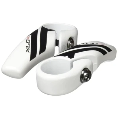 Abbildung von XLC Zubehör Pro Bar Ends gerade BE A14, weiß, 83 mm