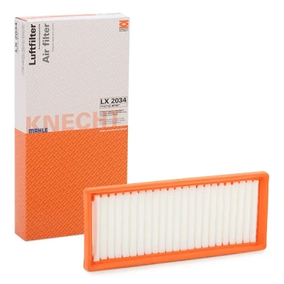 Abbildung von MAHLE ORIGINAL LX 2034 Luftfilter 36,0 111 269,0 Filtereinsatz SMART: Fortwo II Coupe, Cabrio