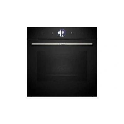 Abbildung von BOSCH Multifunktionsofen mit Dampfzusatz, 60 cm, Serie 8, Elektronik TFT TouchControl Plus, AirFry, Home Connect, Schwarz, HRG7361B1