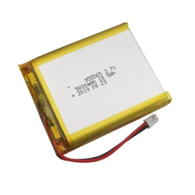 Abbildung von Lithium Polymer Akku 3.7V 5000mAh 955565 Wiederaufladbarer Lipo Ion für RC Drohne Flugzeug Zubehörteil