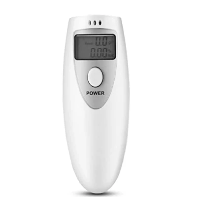 Abbildung von Alkoholtester Akkurater Promilletester Professioneller Atemalkoholmessgerät Alkotester Halbleiter Sensorik Digitaler LCD Polizeigenau Alkohol Tester ±0,01% BAC