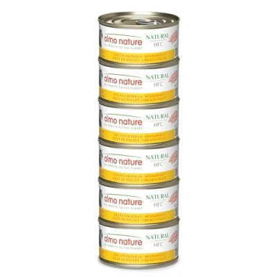 Abbildung von almo nature Megapack Katzenfutter nass Hühnerfilet 6er Pack (6x70g)