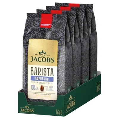 Abbildung von Jacobs Barista Editions Espresso, Kaffee Ganze Bohne, 4 x 1 kg