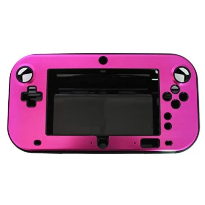 Abbildung von OSTENT Anti Schock Hard Aluminum Box Cover Case Shell kompatibel für Nintendo Wii U Gamepad Farbe Rose Red