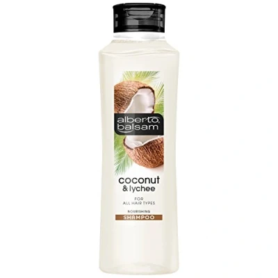 Abbildung von Alberto Balsam Coconut &amp; Lychee Frischer und fruchtiger Duft Pflegendes Shampoo für alle Haartypen einschließlich geschädigtem Haar 350 ml