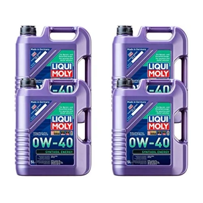 Abbildung von ILODA 4X Original Liqui Moly 5L Synthoil Energy 0W 40 Motoröl Motorenöl Motoroil 1361