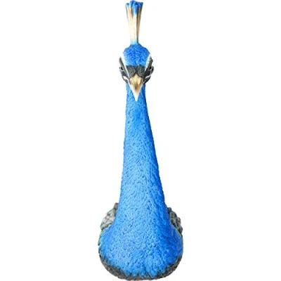 Abbildung von Kare Design Wandschmuck Peacock, Blau, Deko Objekt, Pfau, 68x16x22 cm (H/B/T)