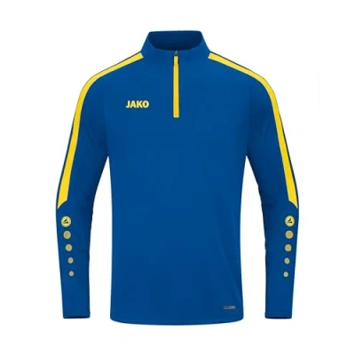 Abbildung von JAKO Fussball Power Sweatshirt für Kinder, Größe: 140, Blaugelb