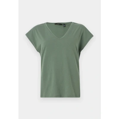 Abbildung von Vero Moda Vmluna V NECK TEE Tshirt basic, Damen, Größe: XS, Laurel wreath