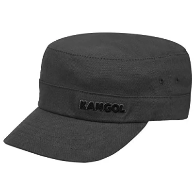 Abbildung von Kangol Herren Cotton Twill Army Cap Baskenmütze, GRAU, XXL
