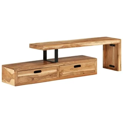 Abbildung von vidaXL TV Schrank Massivholz Akazie (1 St)