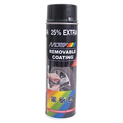 Abbildung von SprayPlast Abziehlack MOTIP 500ml Schwarzglanz